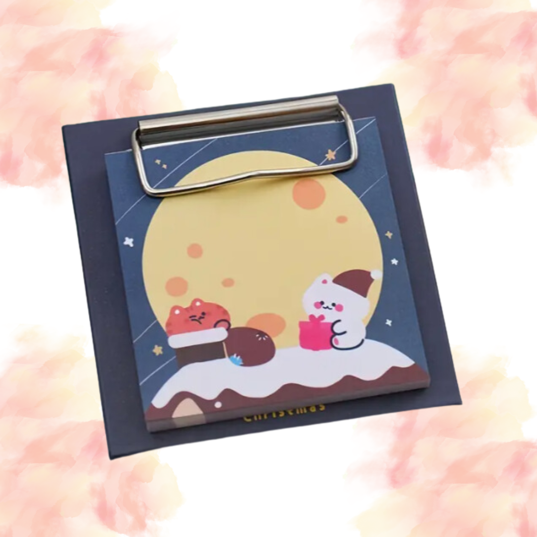 Memo pad with Clip board