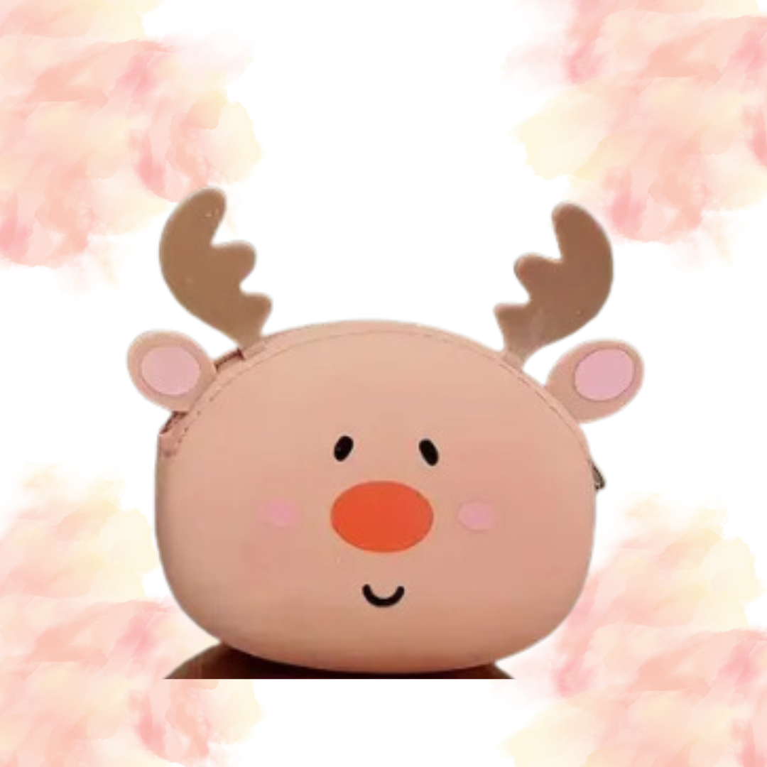 Reindeer Coin Pouch - Christmas Theme
