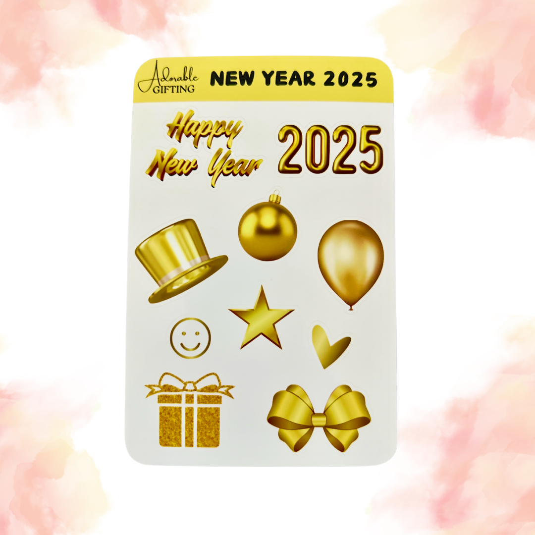 Sticker Sheet - New Year 2025