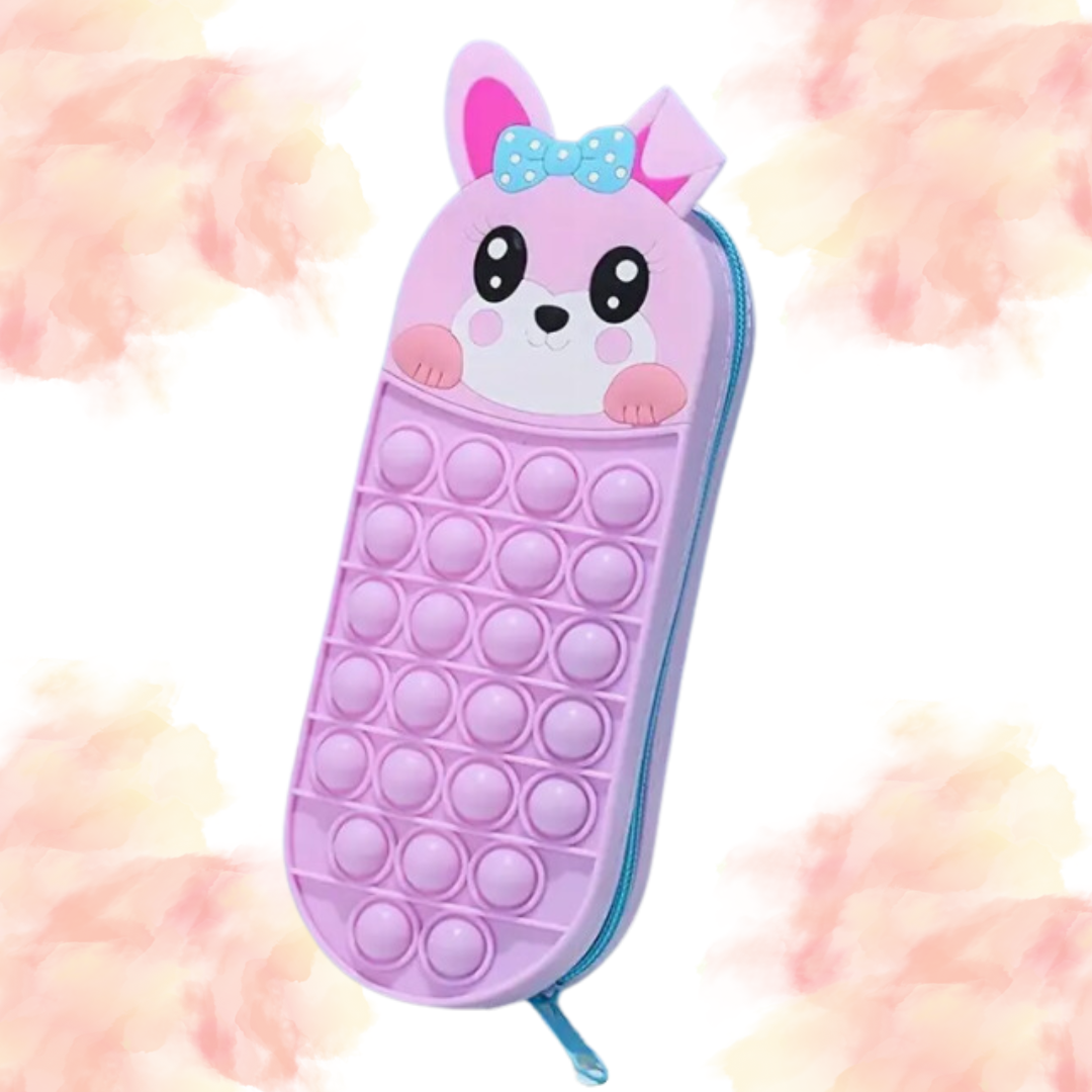 Pop It Fidget Pouch - Bunny