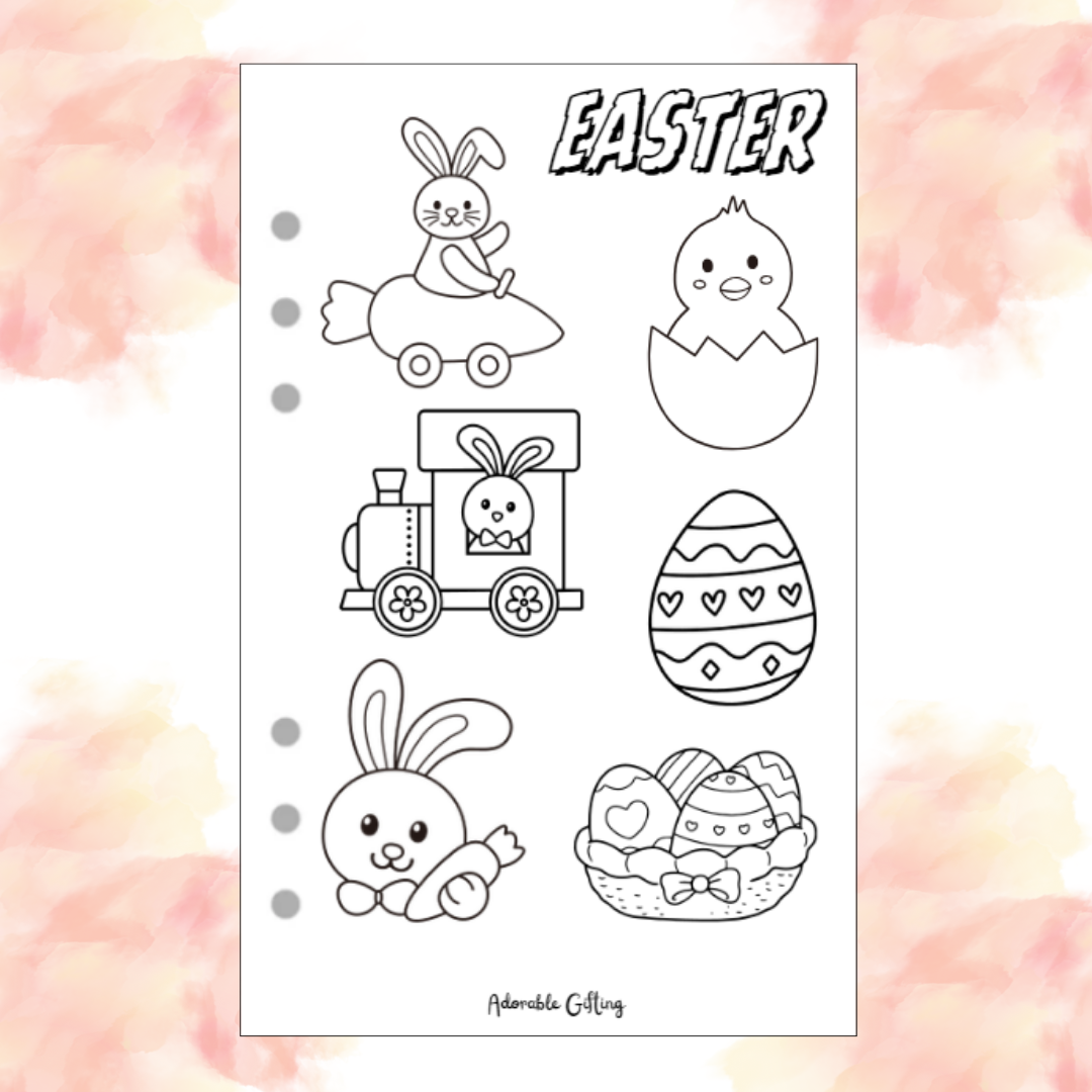 Journal Coloring Page - Easter