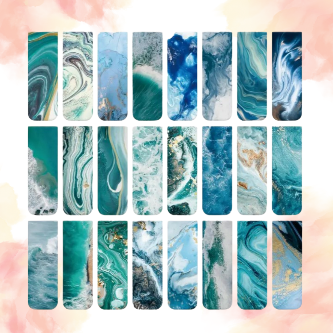 Magnetic Bookmark - Ocean themed