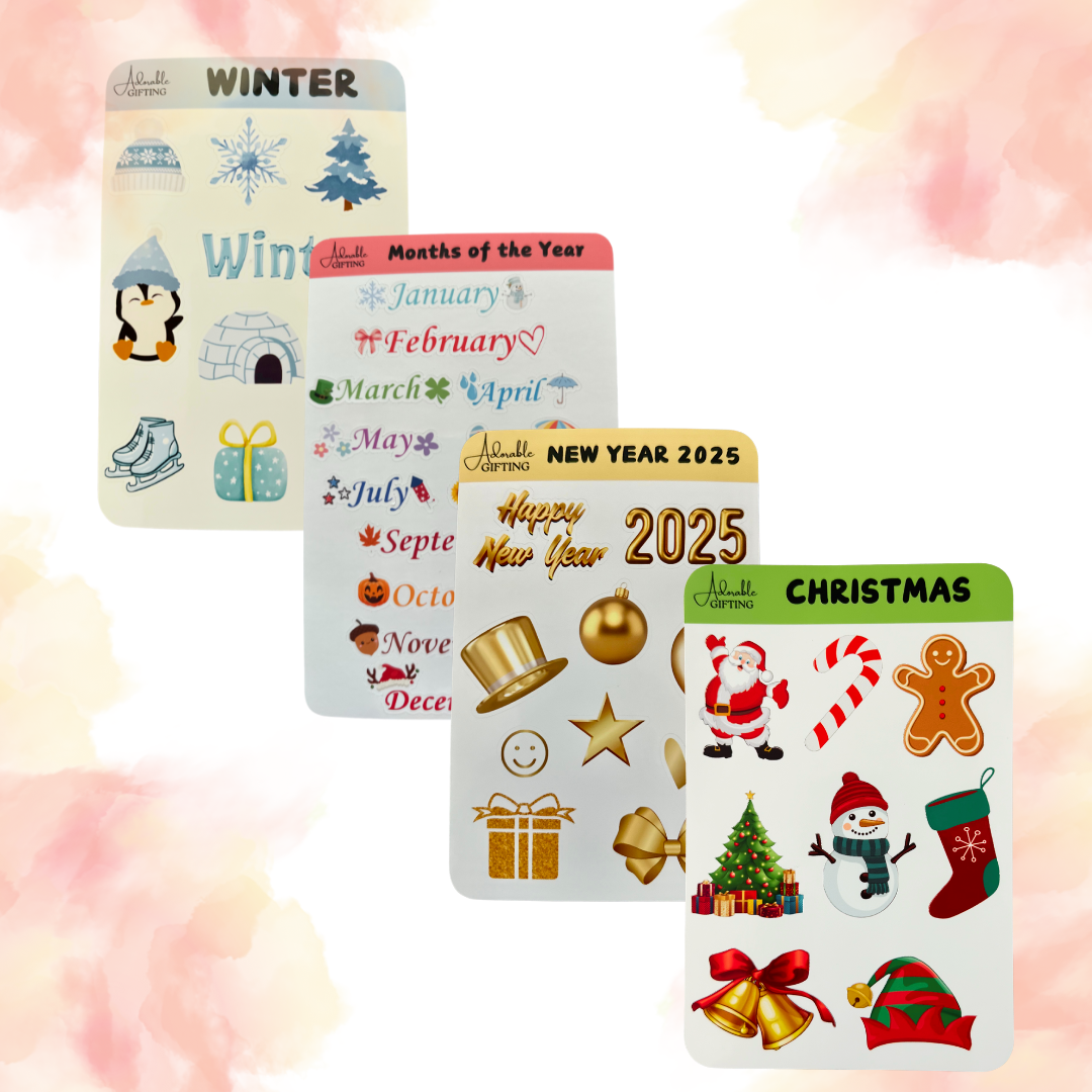 Sticker Sheets - Pack of 3