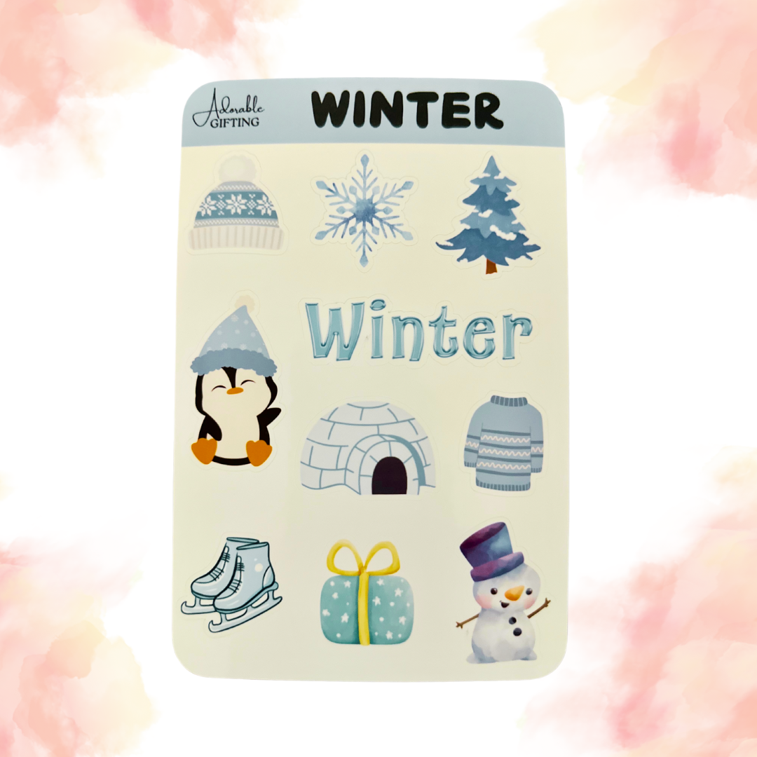 Sticker Sheet - Winter